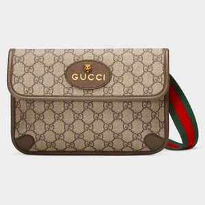 GUCCI NEO VINTAGE GG SUPREME BELT BAG CROSSBODY BAG WAIST BAG